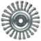 Weiler 6" Cable Twist Knot Wire Wheel, .023" Steel Fill, 5/8"-1/2" Arbor Hole 8565 - alternate 1